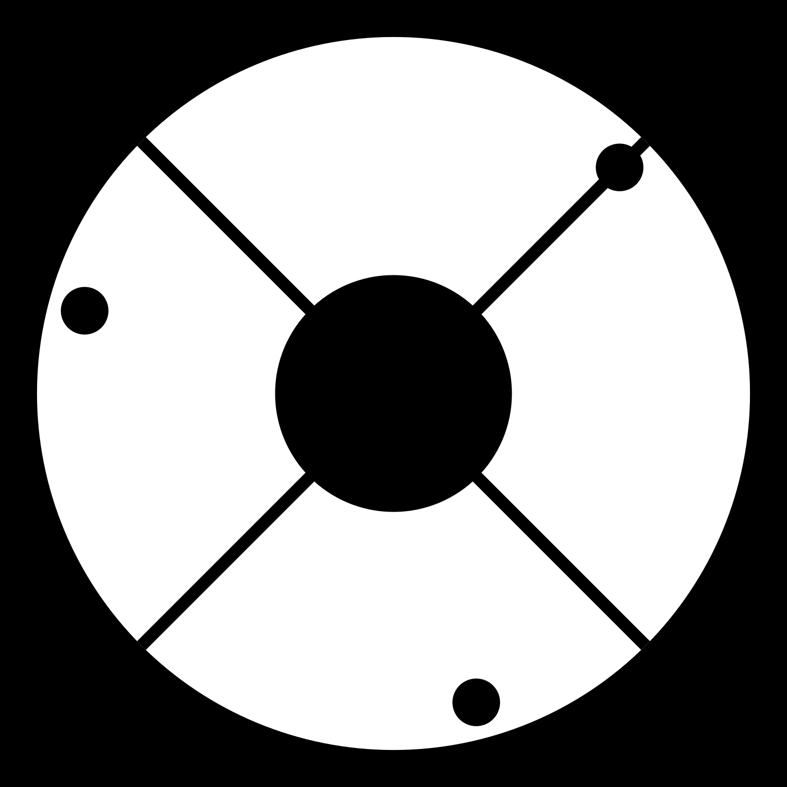 Hubble telescope pupil